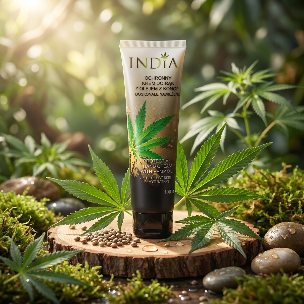 KREM DO RĄK || ODŻYWCZO OCHRONNY z OLEJEM Z KONOPI || 100% NATURA || 100 ml