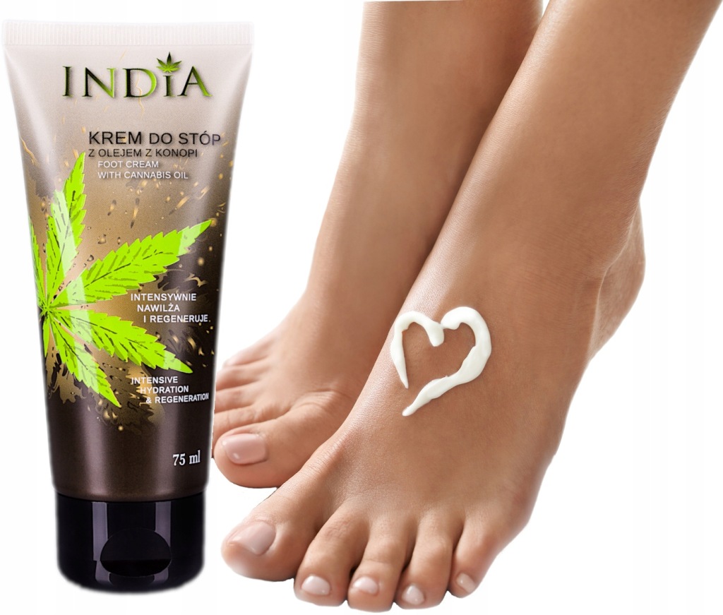 KREM do STÓP z OLEJEM z KONOPI | SKUTECZNE NAWILŻENIE i REGENERACJA | 75 ml