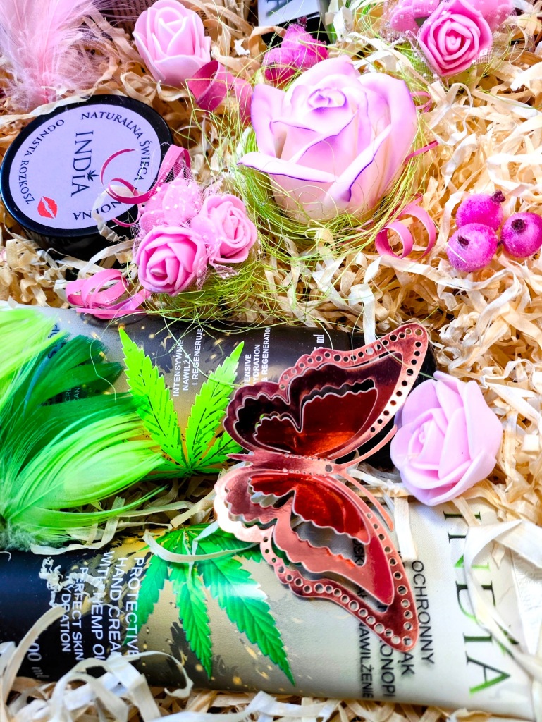 Piękny Upominek dla Niej Elegancki Zestaw Prezentowy Kosmetyków Naturalnych