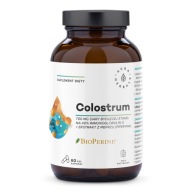 COLOSTRUM LIOFILIZOWANE na ODPORNOŚĆ || SIARA BYDLĘCA + PIPERYNA || 60 kaps